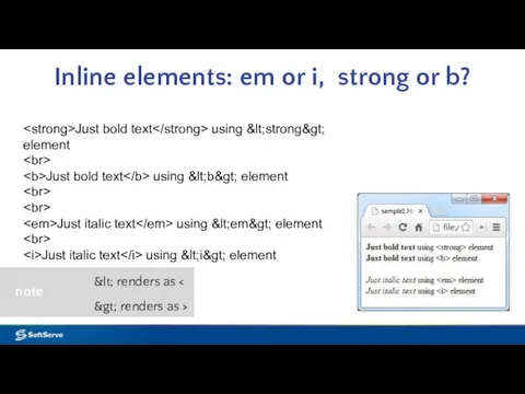 Inline elements: em or i, strong or b? Just bold