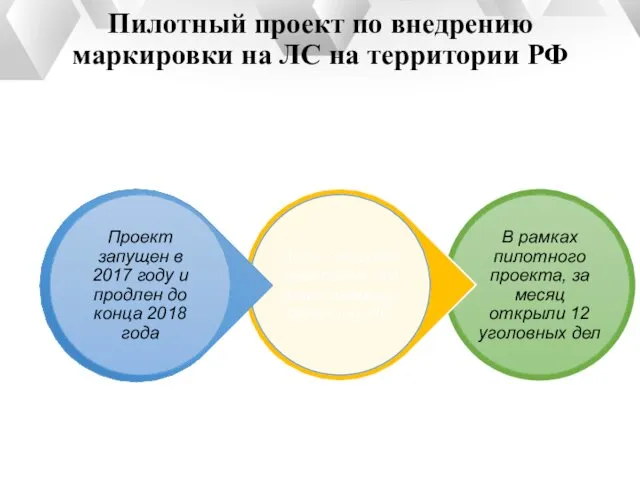 Пилотный проект по внедрению маркировки на ЛС на территории РФ