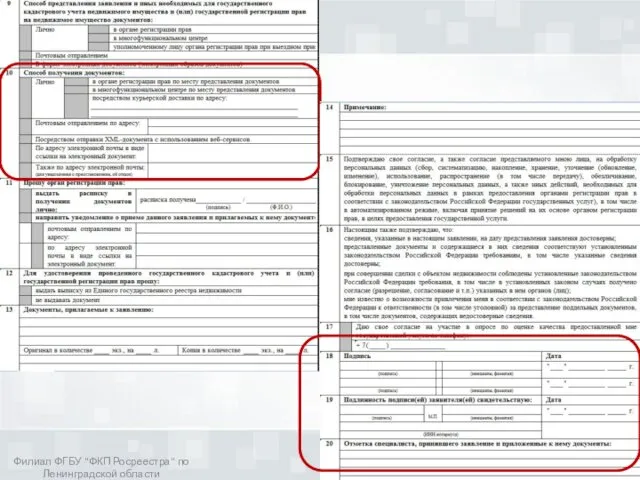 Филиал ФГБУ "ФКП Росреестра" по Ленинградской области