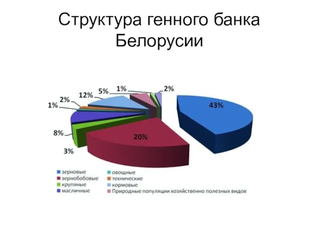 Структура генного банка Белорусии