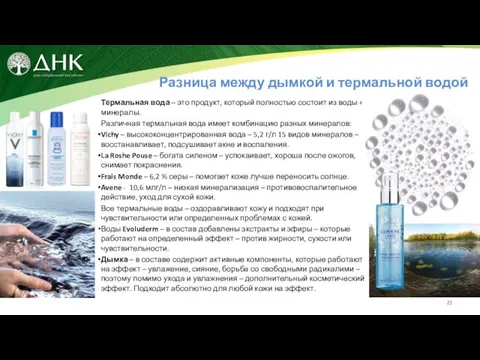 Разница между дымкой и термальной водой Термальная вода – это продукт, который полностью