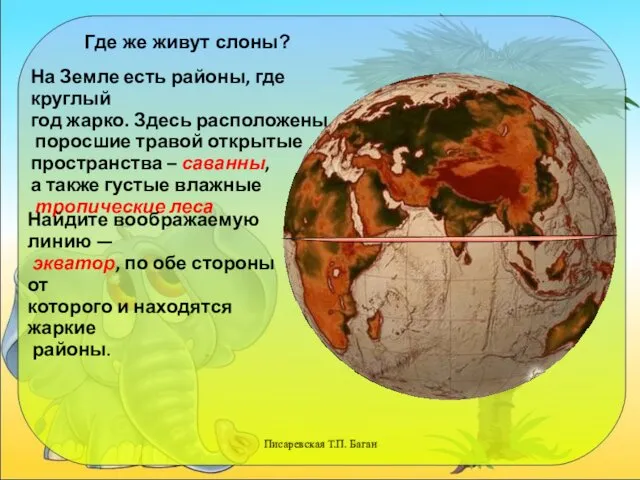 Писаревская Т.П. Баган Где же живут слоны? На Земле есть