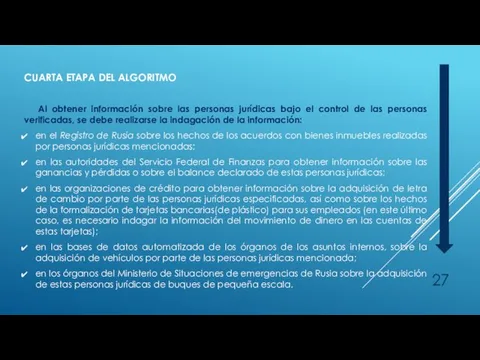 CUARTA ETAPA DEL ALGORITMO Al obtener información sobre las personas