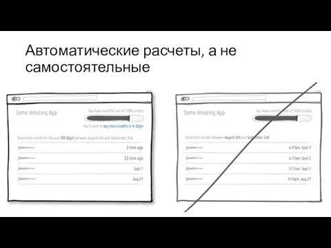 Автоматические расчеты, а не самостоятельные