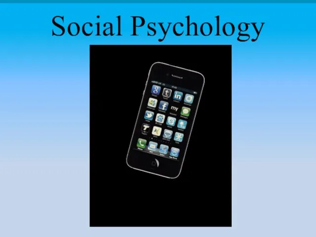 Social Psychology