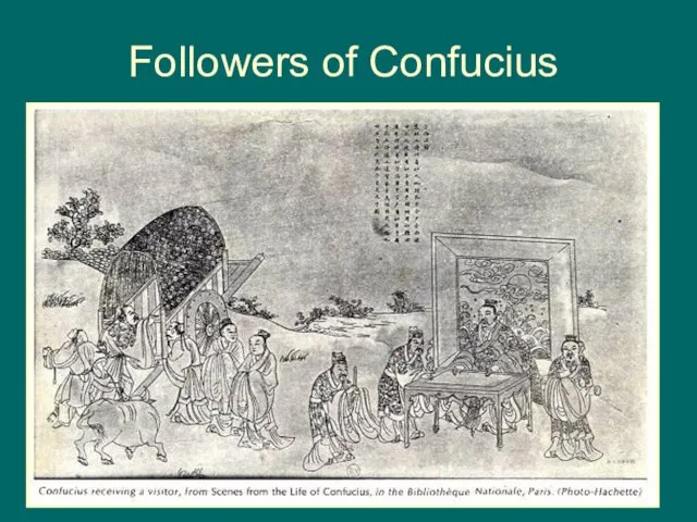 Followers of Confucius