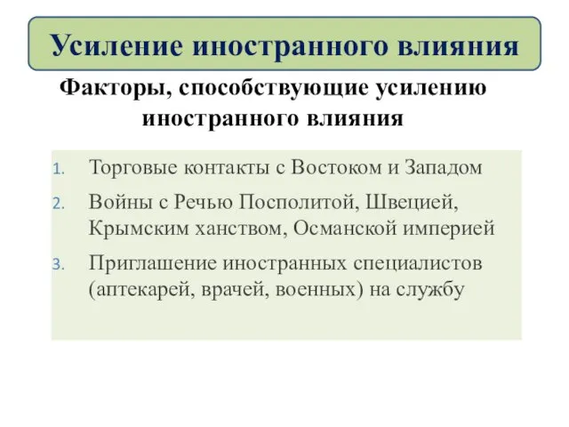 Торговые контакты с Востоком и Западом Войны с Речью Посполитой,