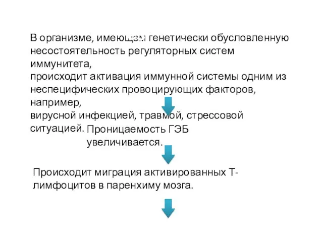 В организме, имеющем генетически обусловленную несостоятельность регуляторных систем иммунитета, происходит