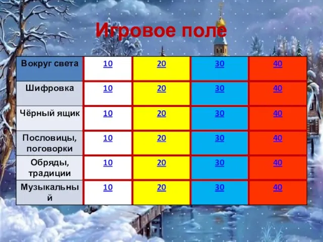 Игровое поле