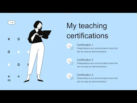 My teaching certifications 05