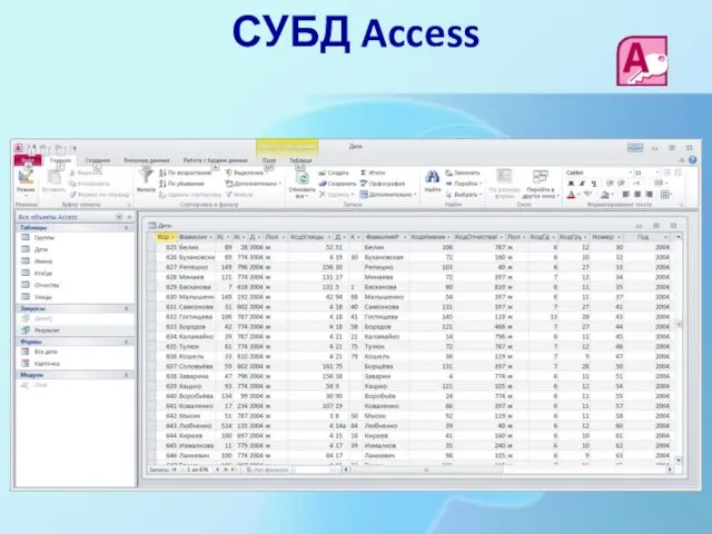 СУБД Access