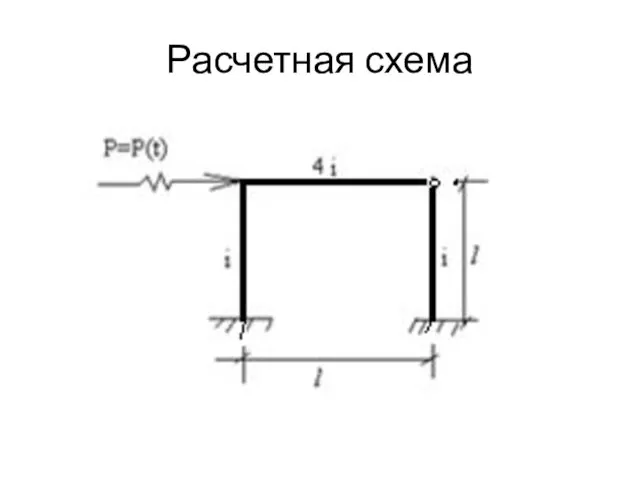 Расчетная схема