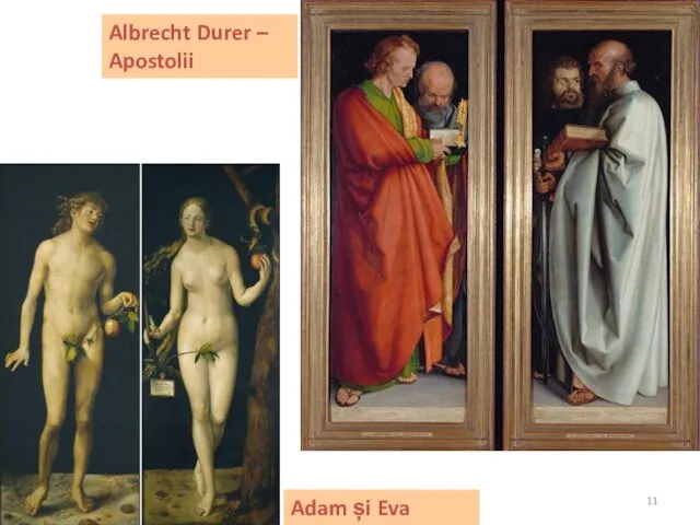 Albrecht Durer – Apostolii Adam și Eva