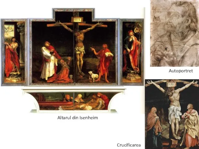 Autoportret Altarul din Isenheim Crucificarea