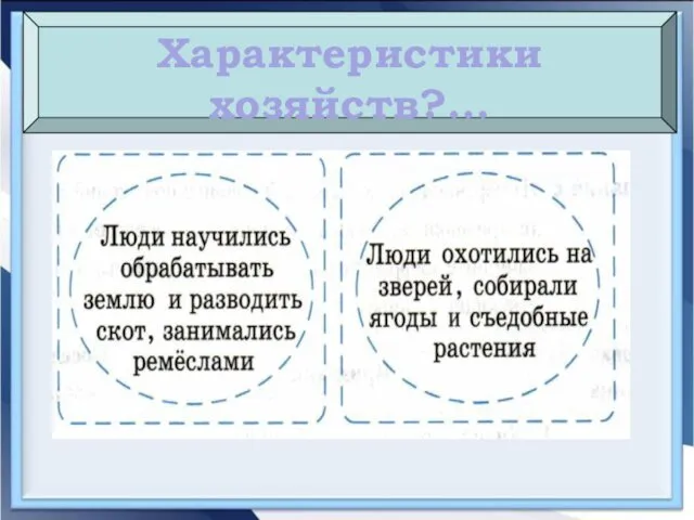 Характеристики хозяйств?...