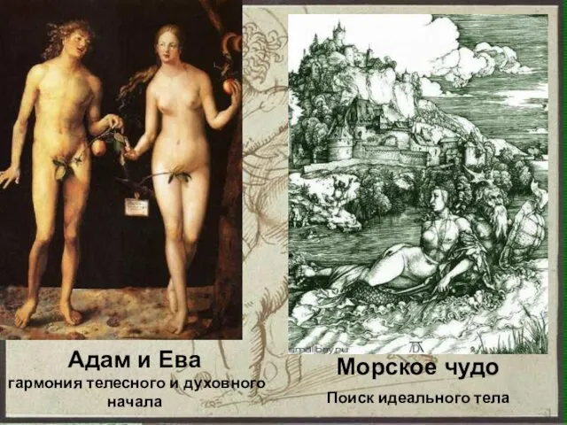 Адам и Ева гармония телесного и духовного начала Морское чудо Поиск идеального тела