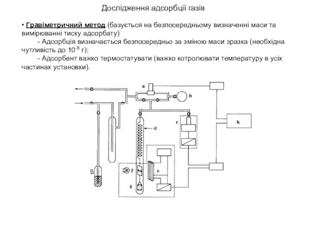 • Гравіметричний метод (базується на безпосередньому визначенні маси та вимірюванні