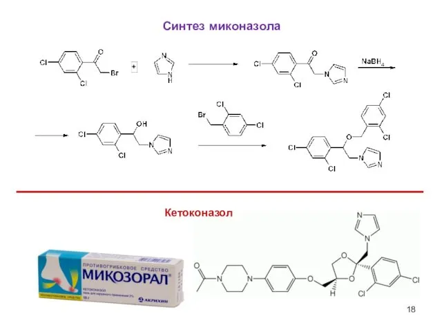 Синтез миконазола Кетоконазол