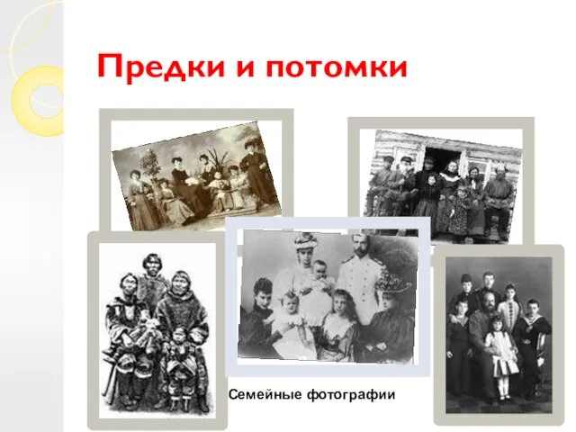 Предки и потомки Семейные фотографии