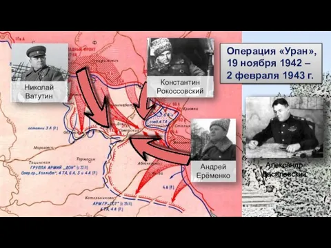 Операция «Уран», 19 ноября 1942 – 2 февраля 1943 г.