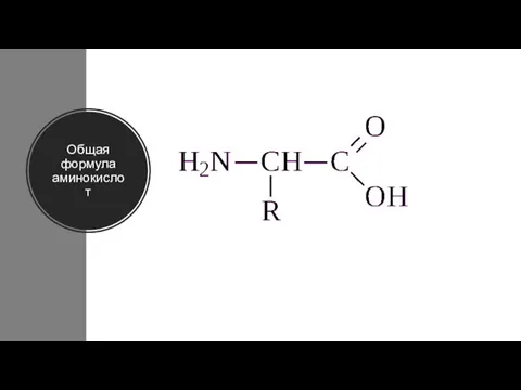 Общая формула аминокислот