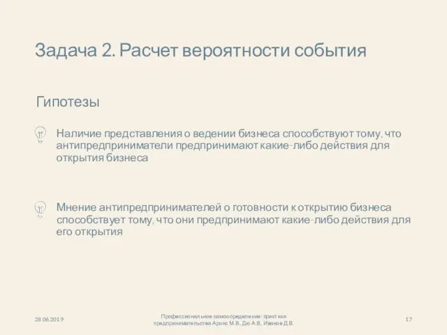 Наличие представления о ведении бизнеса способствуют тому, что антипредприниматели предпринимают