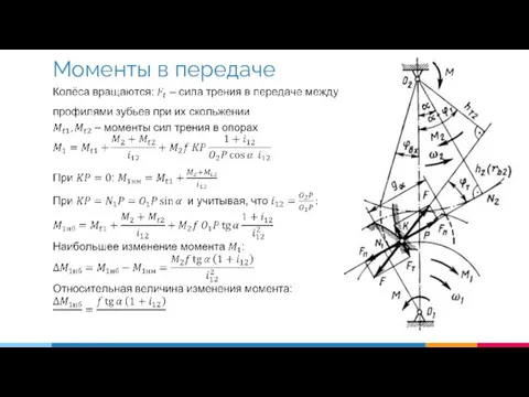 Моменты в передаче