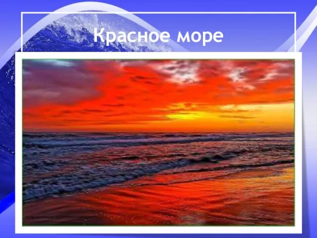 Красное море