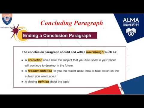 Concluding Paragraph