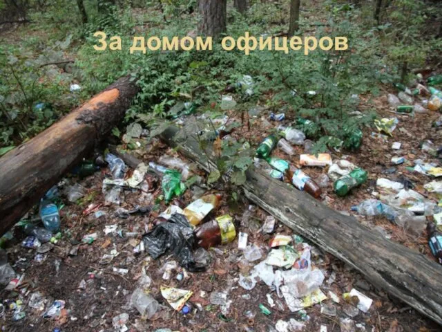 За домом офицеров