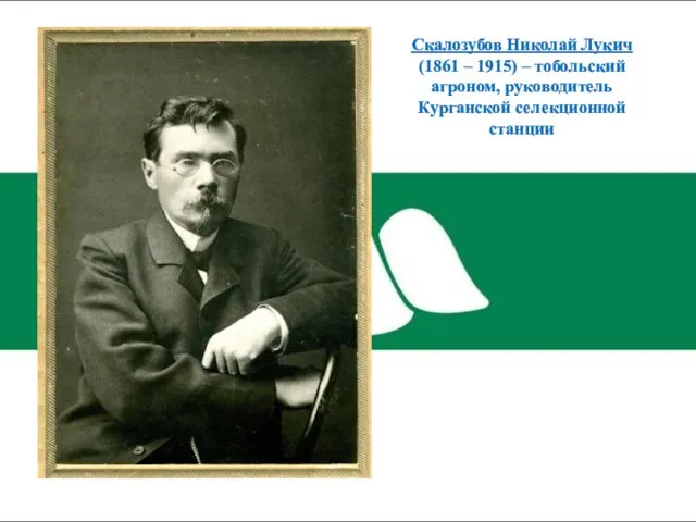 Скалозубов Николай Лукич (1861 – 1915) – тобольский агроном, руководитель Курганской селекционной станции