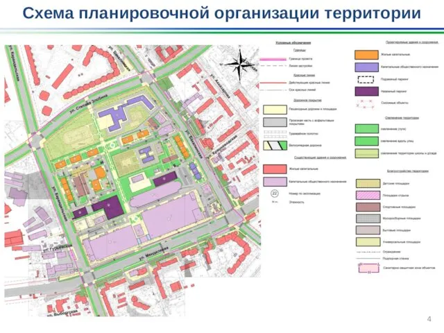 Схема планировочной организации территории