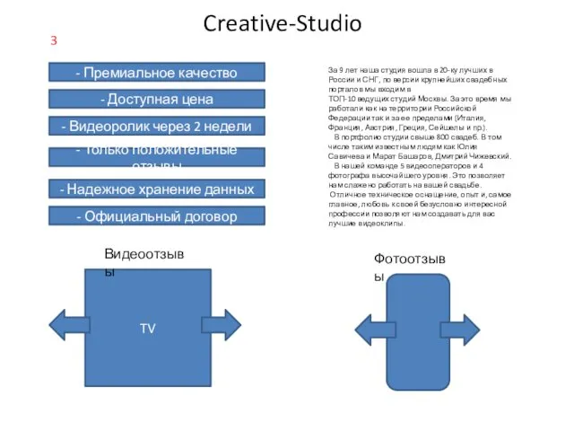 Creative-Studio За 9 лет наша студия вошла в 20-ку лучших