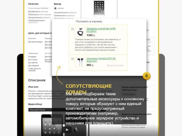 СОПУТСТВУЮЩИЕ ТОВАРЫ Мы сами подбираем такие дополнительные аксессуары к основному