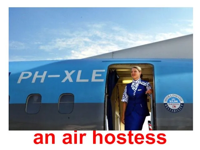 an air hostess
