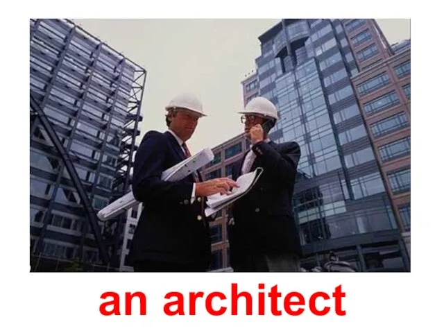 an architect