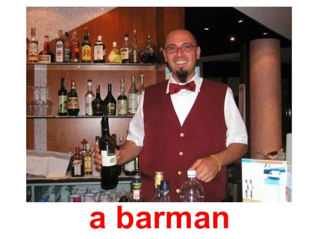 a barman