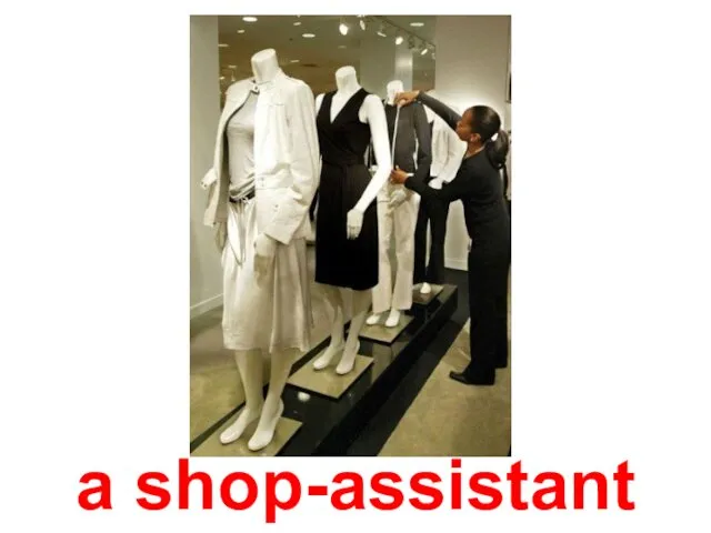 a shop-assistant