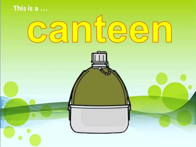 canteen This is a …