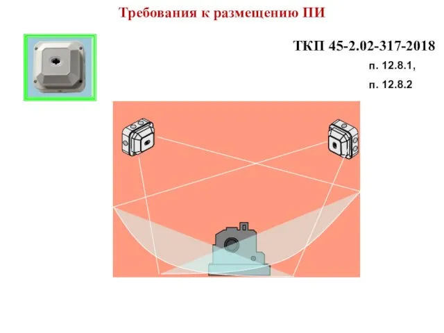 ТКП 45-2.02-317-2018 п. 12.8.1, п. 12.8.2 Требования к размещению ПИ