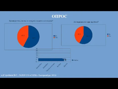 ОПРОС (с)Стройков В.С., ГАПОУ СО «СОПК». Екатеринбург, 2022г