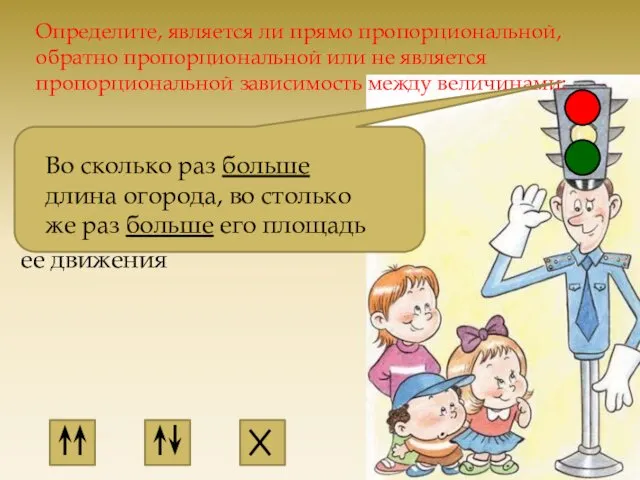 Определите, является ли прямо пропорциональной, обратно пропорциональной или не является