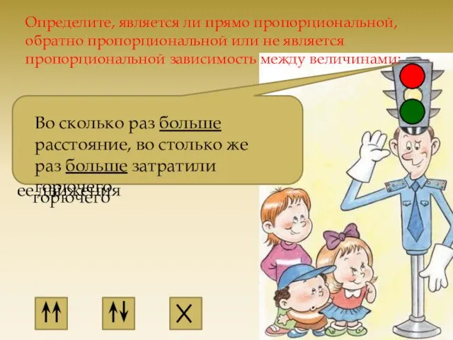 Определите, является ли прямо пропорциональной, обратно пропорциональной или не является