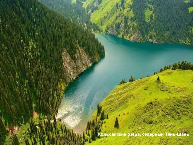 Национальные парки На территории республики расположены на­циональные парки: Катон-Карагай Сайрам-Огем Бурабай и Шарын