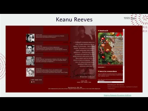 Keanu Reeves Keanu Reeves Russian Edition 1999 год