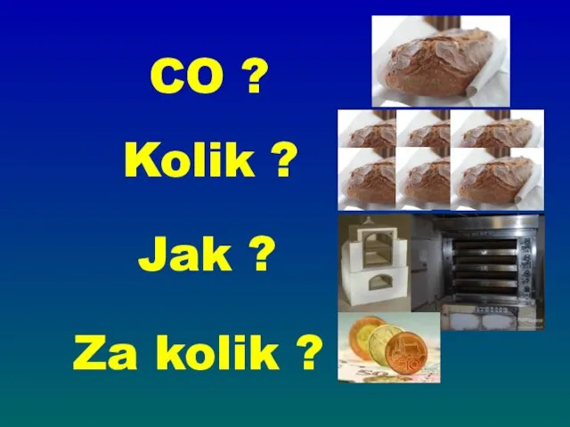 CO ? Jak ? Kolik ? Za kolik ?