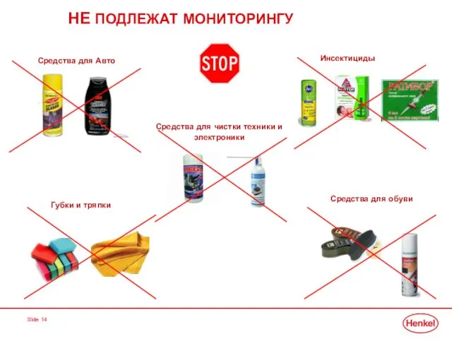 Slide НЕ ПОДЛЕЖАТ МОНИТОРИНГУ СТИРКА Средства для стирки, ополаскивания белья