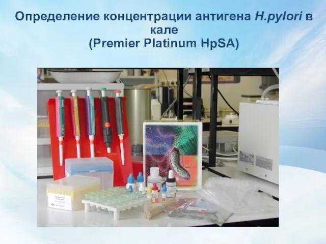 Определение концентрации антигена H.pylori в кале (Premier Platinum HpSA)