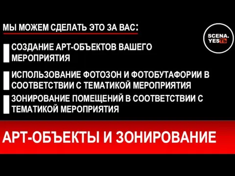 МЫ МОЖЕМ СДЕЛАТЬ ЭТО ЗА ВАС: АРТ-ОБЪЕКТЫ И ЗОНИРОВАНИЕ СОЗДАНИЕ