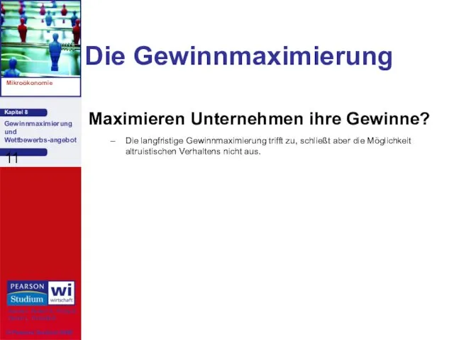 Die Gewinnmaximierung Maximieren Unternehmen ihre Gewinne? Die langfristige Gewinnmaximierung trifft